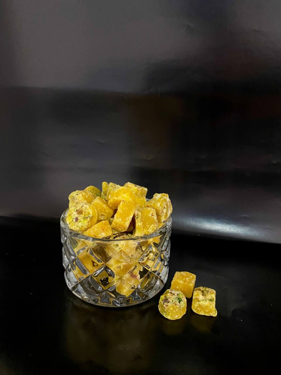 حبه قند زعفران پسته